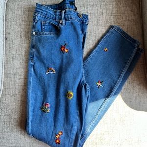 Romeo and Juliet Embroidered Jeans